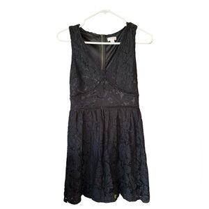 XHILARATION Junior black lace dress size XS